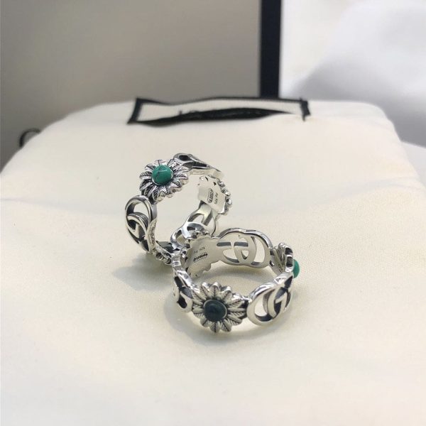 Double G Flowers Ring - 图片 7