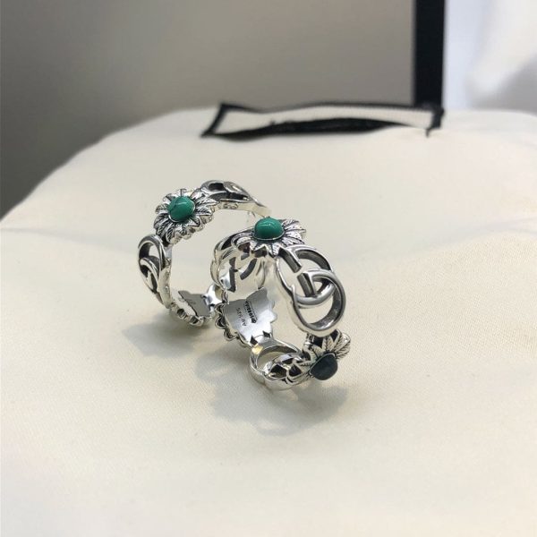 Double G Flowers Ring - 图片 8