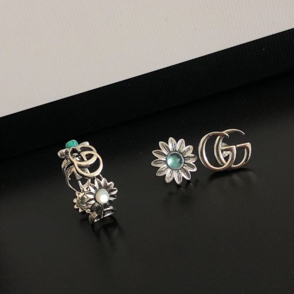 Double G Flowers Ring - 图片 2