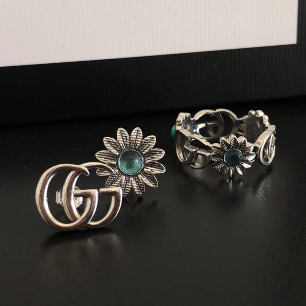 Double G Flowers Ring - 图片 3