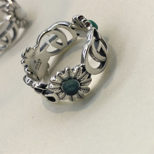 Double G Flowers Ring - 图片 9
