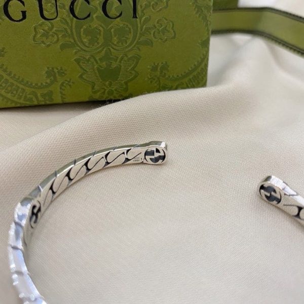 Double G Interlocking G Cuff Bracelet - 图片 8