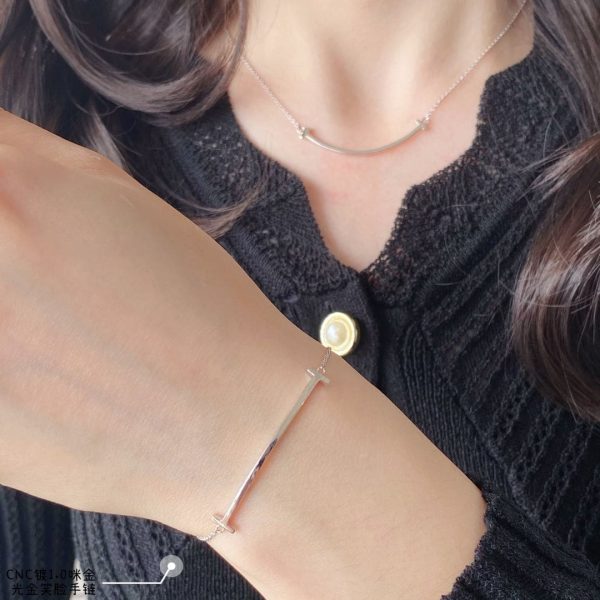 18K T Smile Bracelet - 图片 5