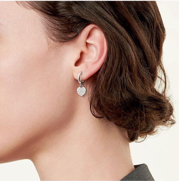 18K Return to Tiffany Hoop Earrings - 图片 5