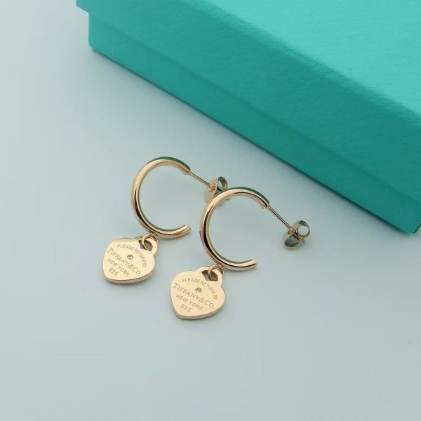 18K Return to Tiffany Hoop Earrings - 图片 11