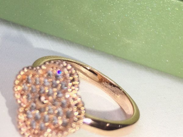 18K Vintage Alhambra Diamonds Ring - 图片 6