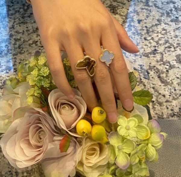 18K Lucky Alhambra Between the Finger Ring - 图片 3