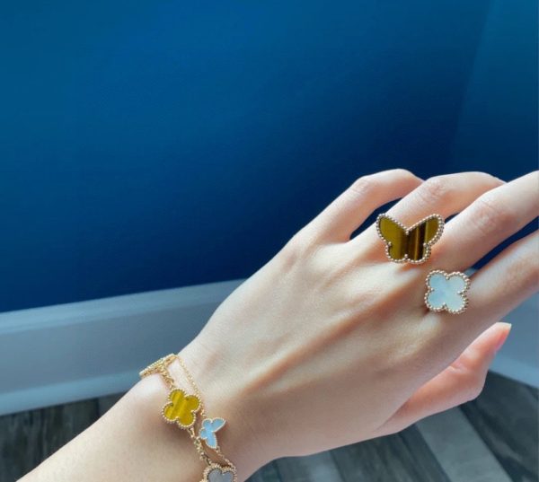 18K Lucky Alhambra Between the Finger Ring - 图片 4