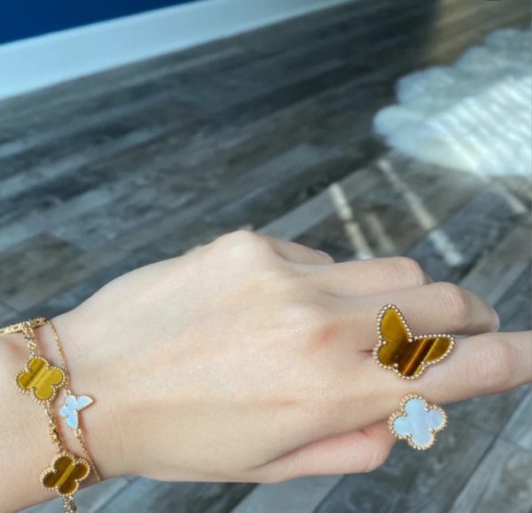 18K Lucky Alhambra Between the Finger Ring - 图片 7