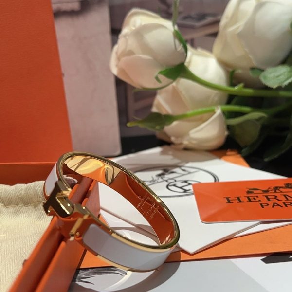 18K White Clic H Bracelet - 图片 7