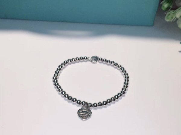 18K Return to Tiffany Blue Heart Tag Bead Bracelet - 图片 15