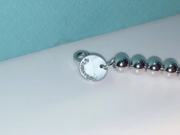 18K Return to Tiffany Blue Heart Tag Bead Bracelet - 图片 16