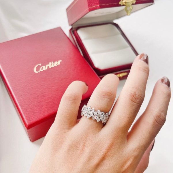 18K Reflection De Wedding Ring - 图片 3