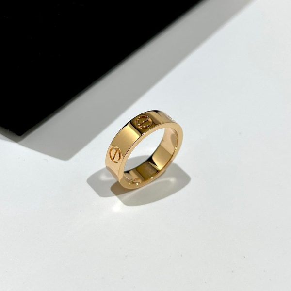 18K Love Wedding 6mm  Ring - 图片 4