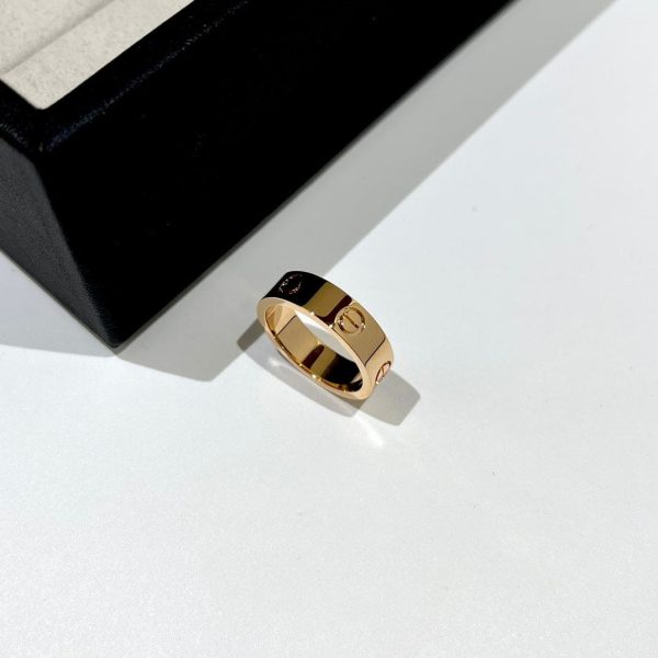 18K Love Wedding 6mm  Ring - 图片 6