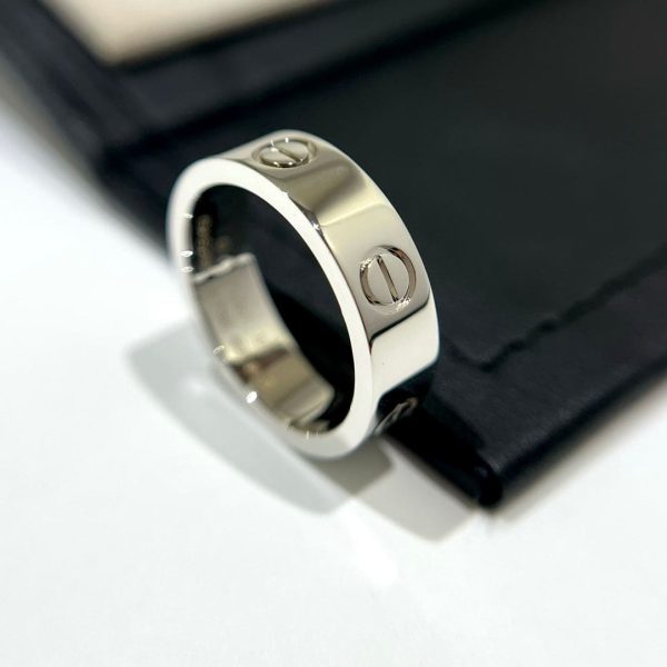18K Love Wedding 6mm  Ring - 图片 3