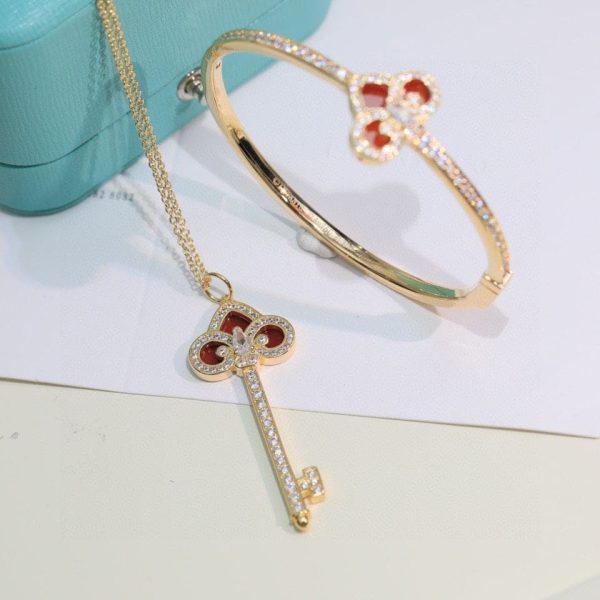 18K T Fleur De Lis Bracelet - 图片 7