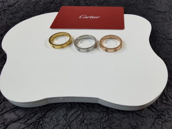 18K Love Wedding One Diamond Ring - 图片 6
