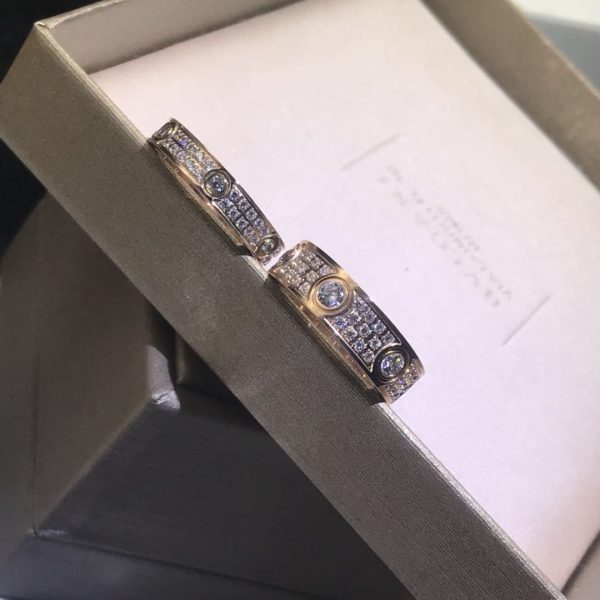 18K Love Diamond-Paved 6.5mm Ring - 图片 5