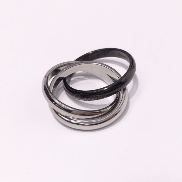 18K Trinity Classic Ceramics Ring - 图片 4