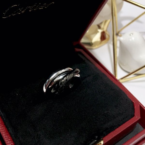 18K Trinity Classic Ceramics Ring - 图片 6