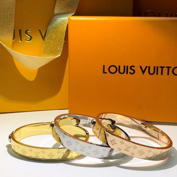 18K Louis Nanogram Cuff Bracelet - 图片 2