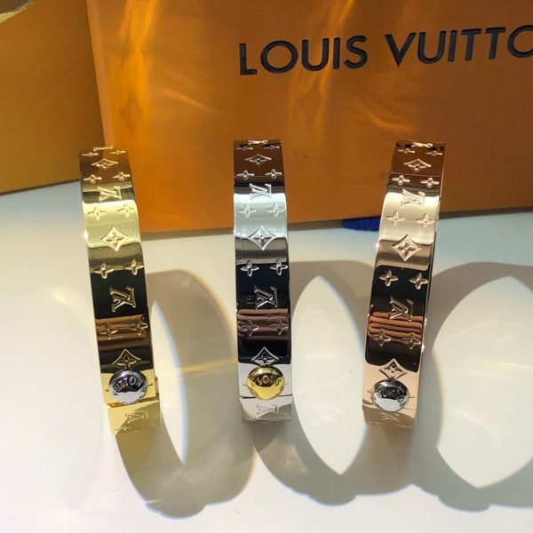 18K Louis Nanogram Cuff Bracelet - 图片 3