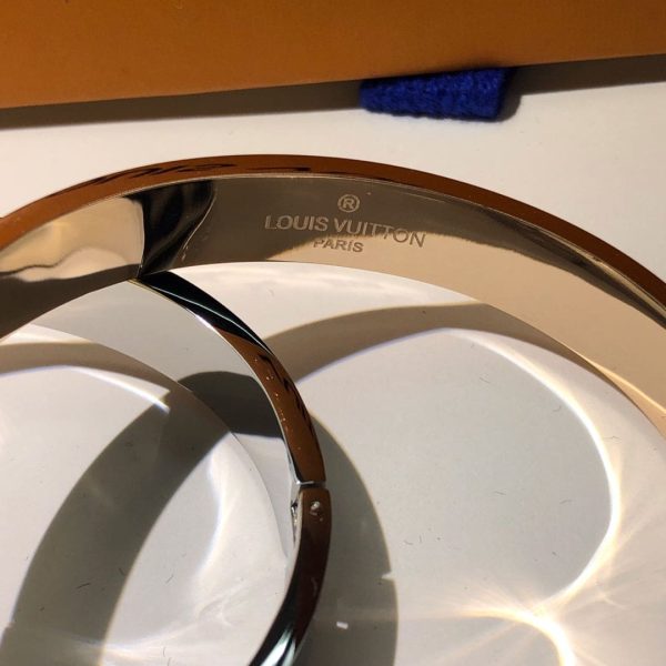 18K Louis Nanogram Cuff Bracelet - 图片 5