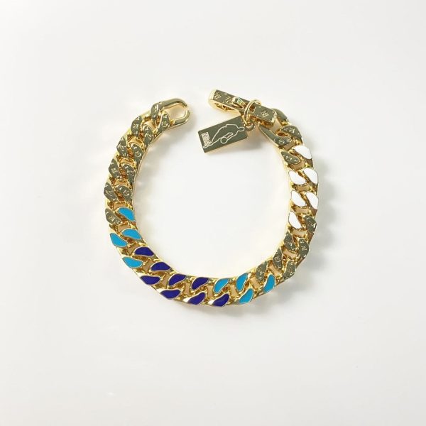 18K Louis NBA Chain Links Bracelet - 图片 2