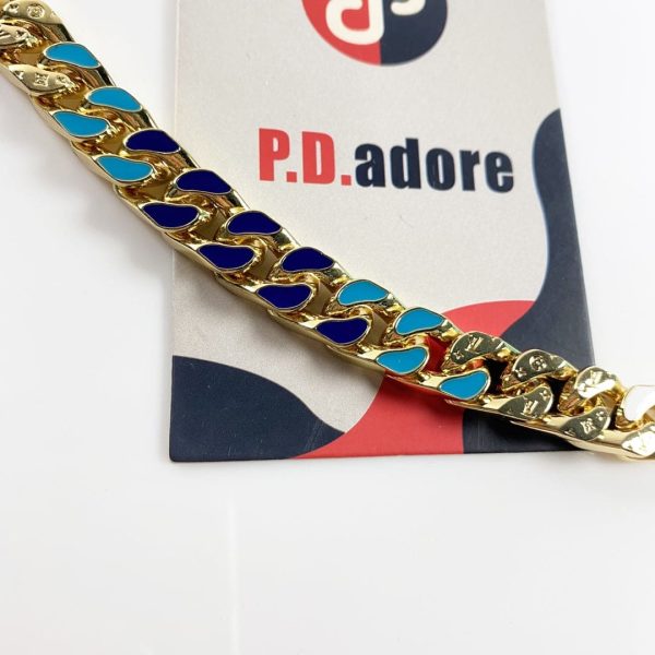 18K Louis NBA Chain Links Bracelet - 图片 5