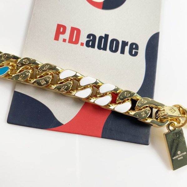 18K Louis NBA Chain Links Bracelet - 图片 8