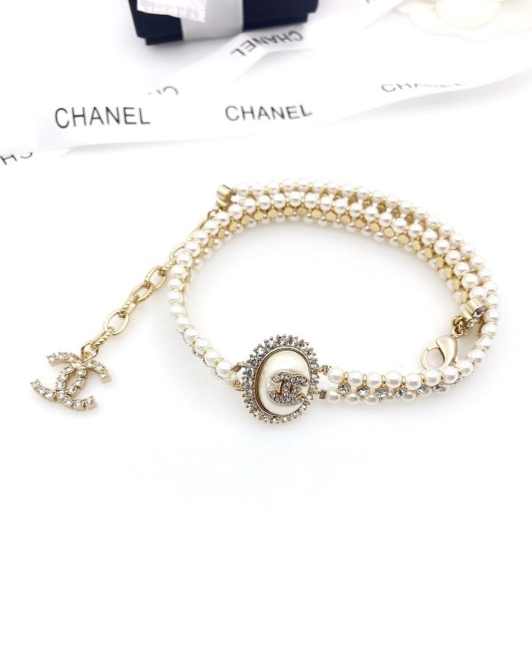 18K CC Pearl Necklace - 图片 3