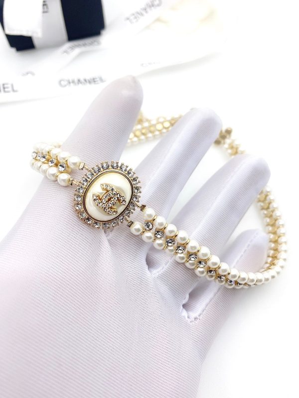 18K CC Pearl Necklace - 图片 5