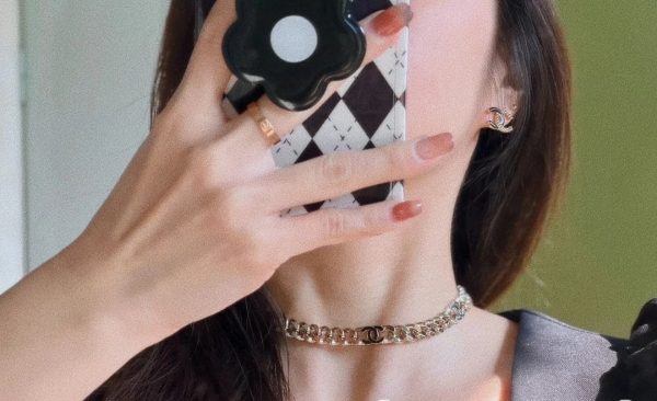 18K Black CC Chain Necklace - Image 3