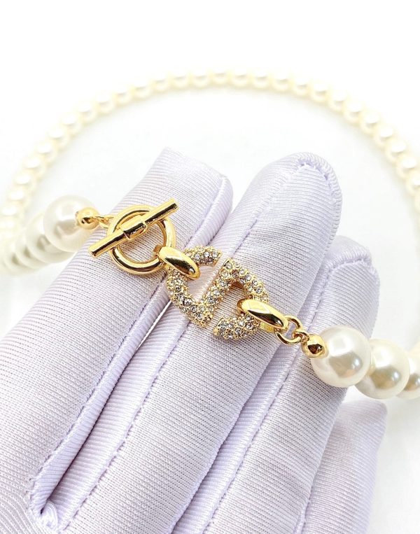 18K CD Pearl Necklace - 图片 4