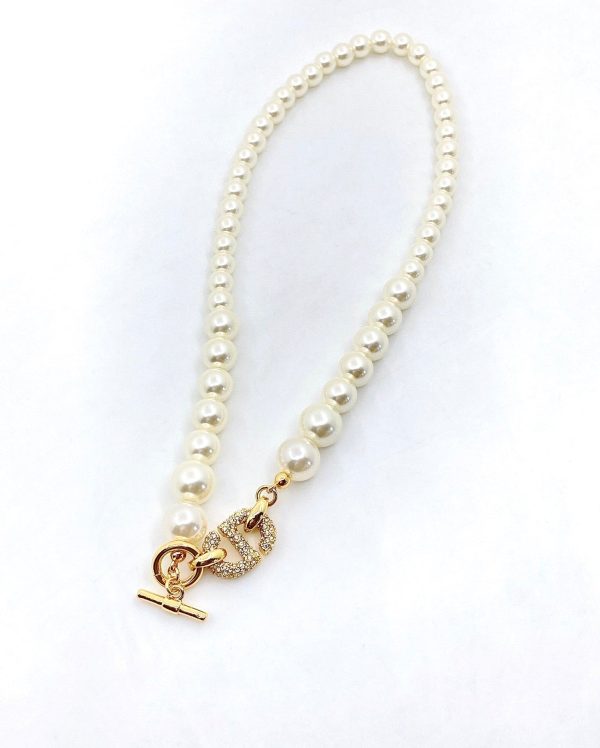 18K CD Pearl Necklace - 图片 7