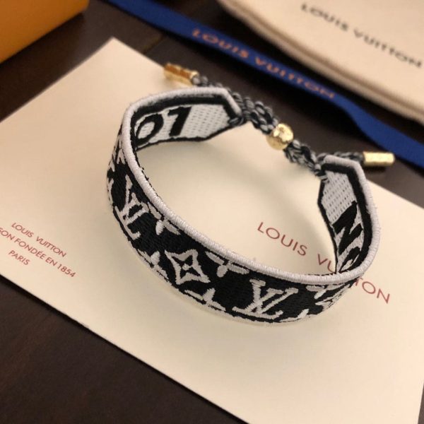 18K Louis Buddy Red & Black Bracelet - 图片 4