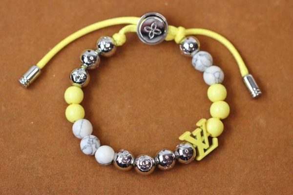 18K Louis Monogram Beads Yellow Bracelet - 图片 3