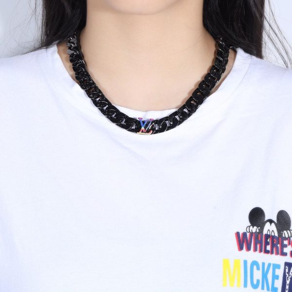18K Louis Rainbow Chain Link Necklace - 图片 2