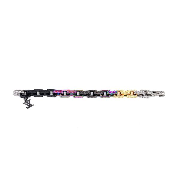 18K Louis Street Style Chain Bracelet - 图片 9