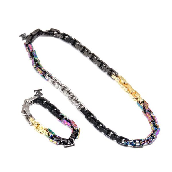 18K Louis Street Style Chain Bracelet - 图片 6