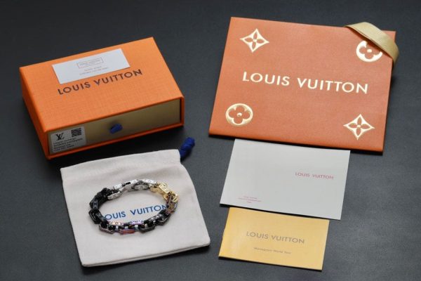 18K Louis Street Style Chain Bracelet - 图片 5
