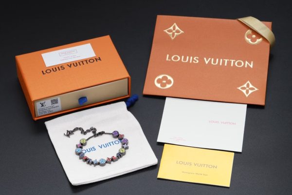 18K Louis Monogram Party Black Bracelet - 图片 5