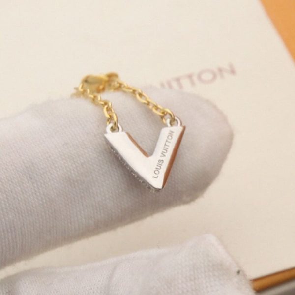 18k Louis Volt Upside Down Earrings - 图片 8
