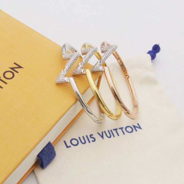 18K Louis Volt Upside Down Bracelet - 图片 6