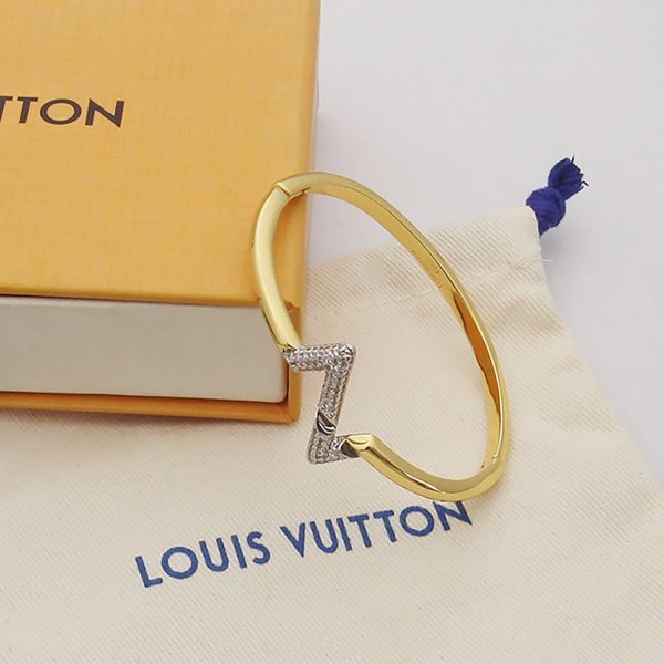 18K Louis Volt Upside Down Bracelet - 图片 3