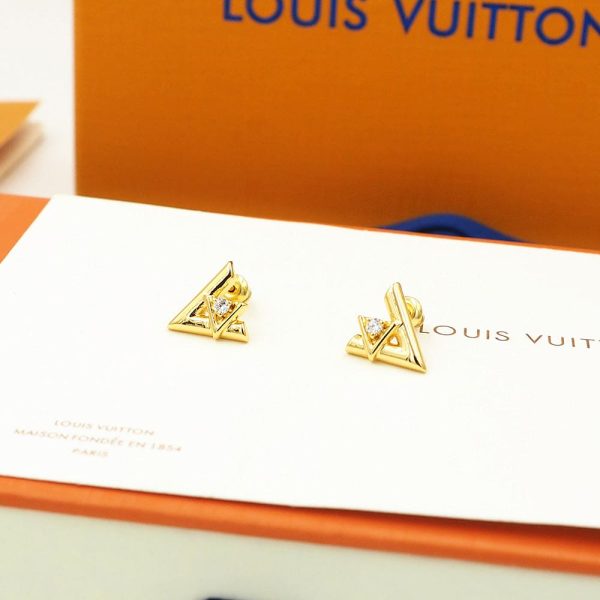 18k Louis Volt One Earrings - 图片 5