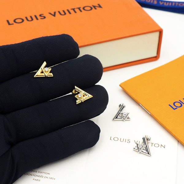 18k Louis Volt One Earrings - 图片 6
