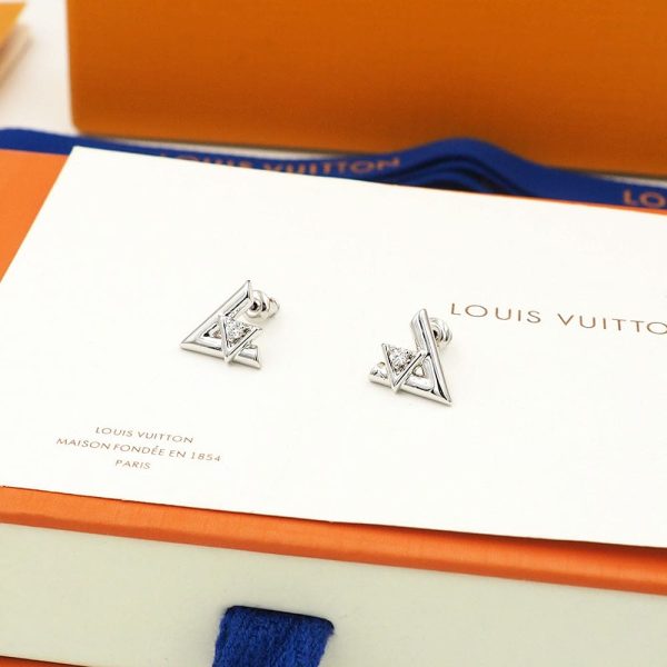 18k Louis Volt One Earrings - 图片 7