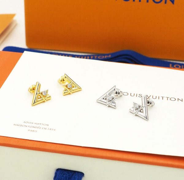 18k Louis Volt One Earrings - 图片 8